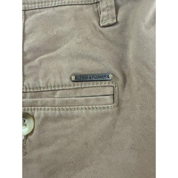 Denim & Flower Ricky Singh Shorts Mens Tag Size 29”  Khaki Chino Preppy - Picture 5 of 7